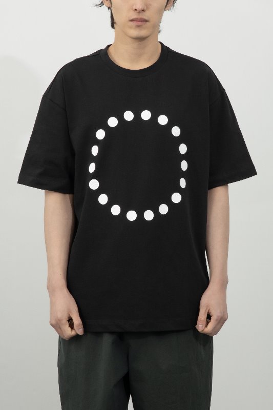 MRT019C 매트 심벌 박시핏 코튼 티셔츠(블랙)